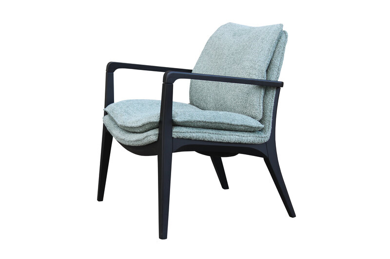 Busetto P006 Poltrona moderna con braccioli in massello di faggio o frassino, verniciatura personalizzabile in tinte da campionario 1