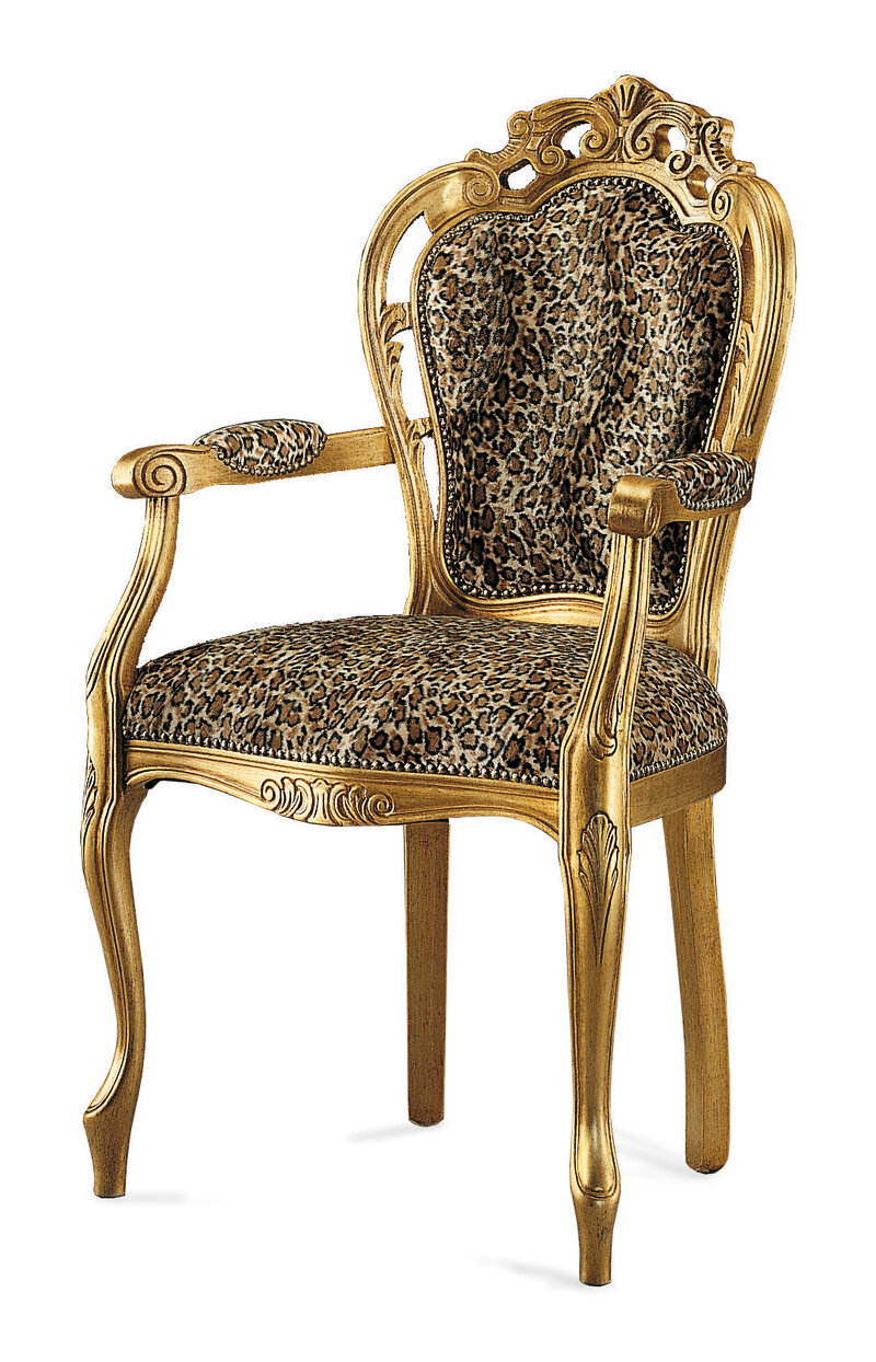 Busetto S663A Poltroncina con braccioli dal design classico in massello di faggio, verniciatura personalizzabile in tinte da campionario 1