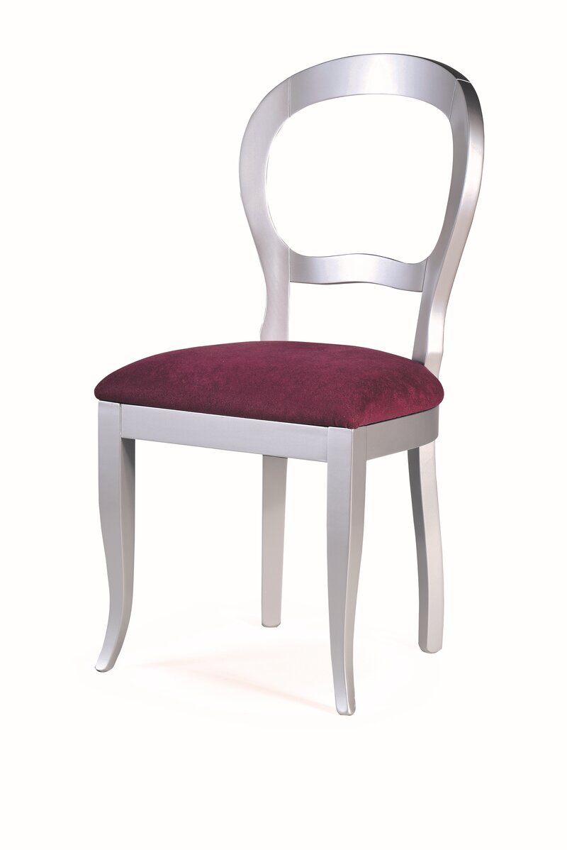 Busetto S638 Sedia dal design classico in massello di faggio, verniciatura personalizzabile in tinte da campionario 1