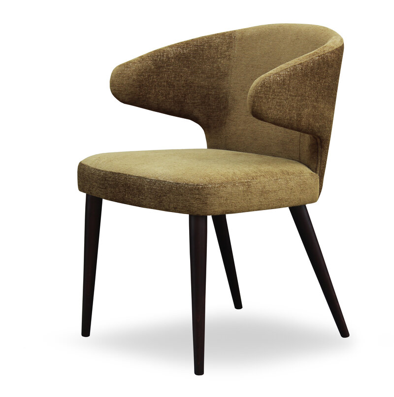 Busetto S023 Poltroncina con braccioli dal design moderno in massello di faggio o frassino 1