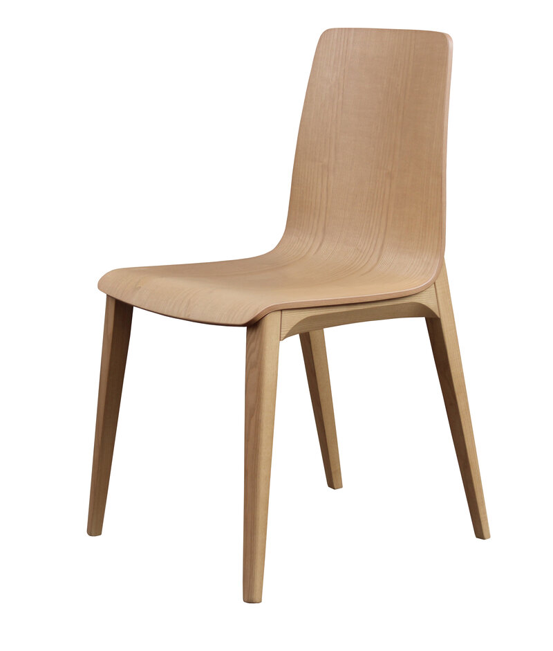 Busetto S059L Sedia dal design moderno in legno di frassino 1